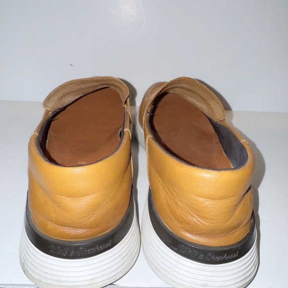 Wolf & Shepard Crossover Penny Loafer Honey Tan Leather Sz 11 Preppy main image 4